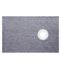 Kit de bordillo de ducha VEVOR gris con apertura de desagüe central.