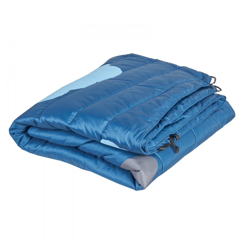 Manta para acampar de 75" x 52", cálida y usable, para estadios, para exteriores, estampada