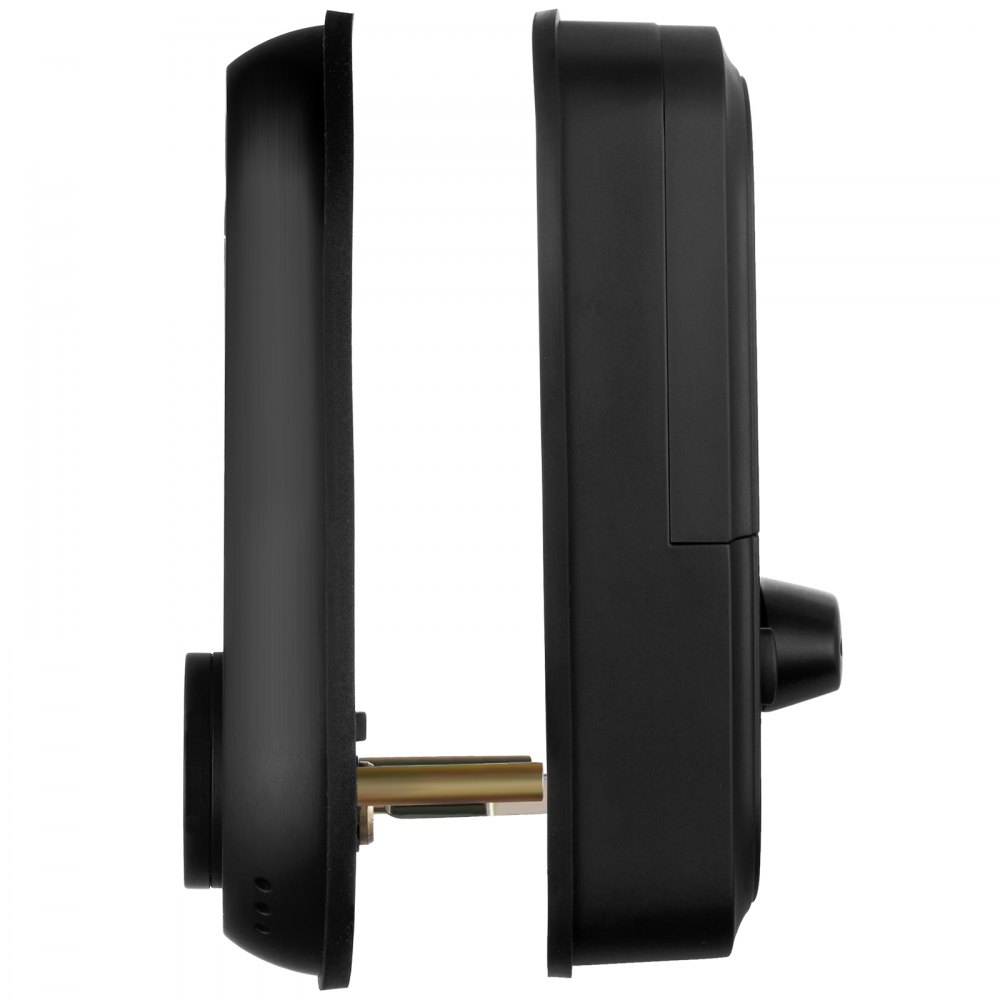 VEVOR Cerradura inteligente, perilla de puerta inteligente 5 en 1, cerradura de puerta de entrada sin llave con manija independiente, cerrojo de huella digital con control de aplicación, cerradura inteligente Bluetooth, cerradura de puerta biométrica, cerradura de puerta digital con teclado