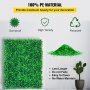 Paneles de boj artificial VEVOR, 16 paneles de boj de 50,8 x 50,8 cm, para setos de pared, césped artificial de polietileno de 4,1 cm, para privacidad y decoración de exteriores, interiores, jardines, cercas y patios.