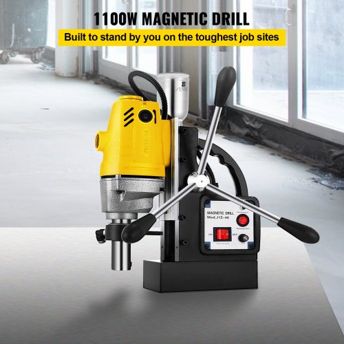 Tuspuzz MD40 Taladro Magnetico 1100 W 40 mm Taladro Percutor Industrial 670 RPM