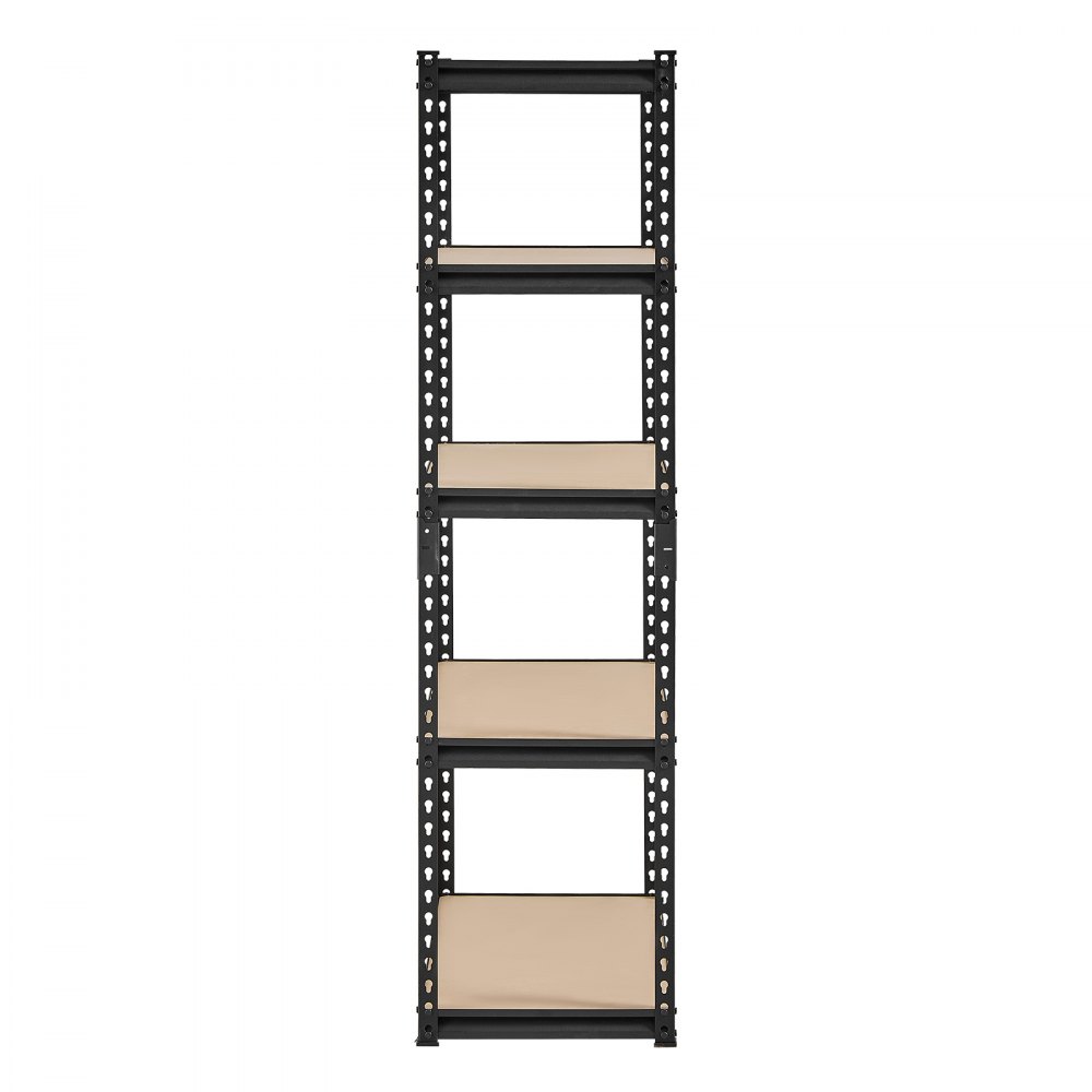 Estantes de almacenamiento de 16" de profundidad x 32" de ancho x 62,8" de alto Estanterías de almacenamiento de garaje de 5 niveles