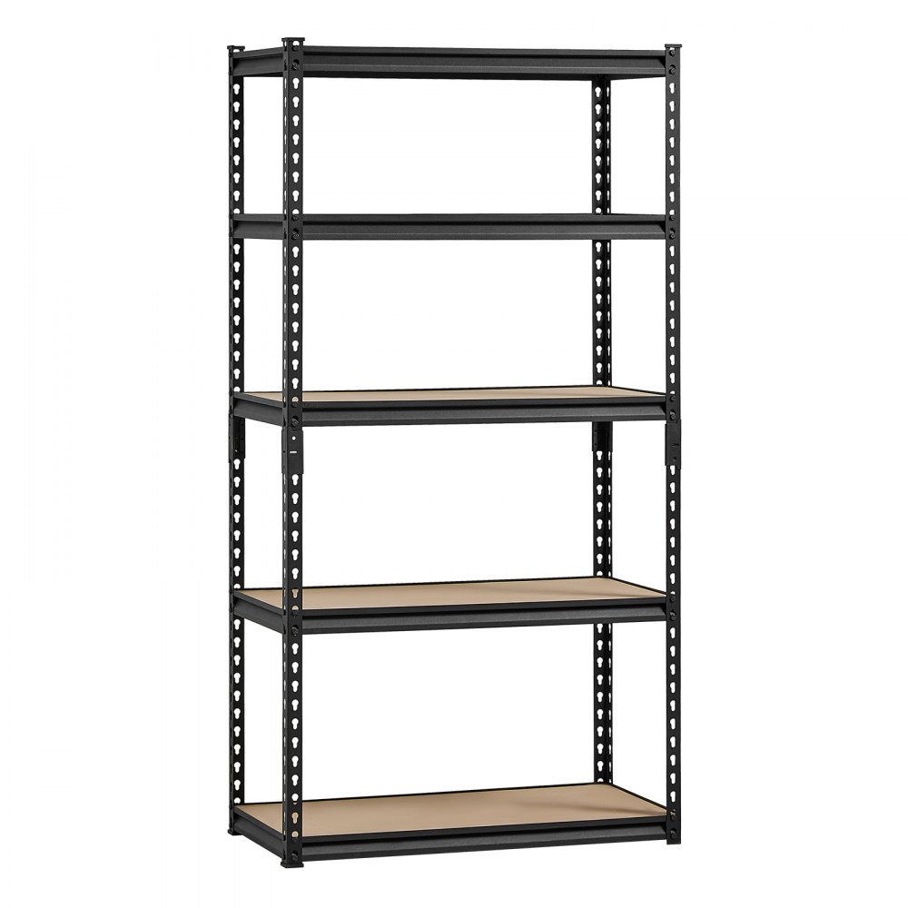 Estantes de almacenamiento de 16" de profundidad x 32" de ancho x 62,8" de alto Estanterías de almacenamiento de garaje de 5 niveles
