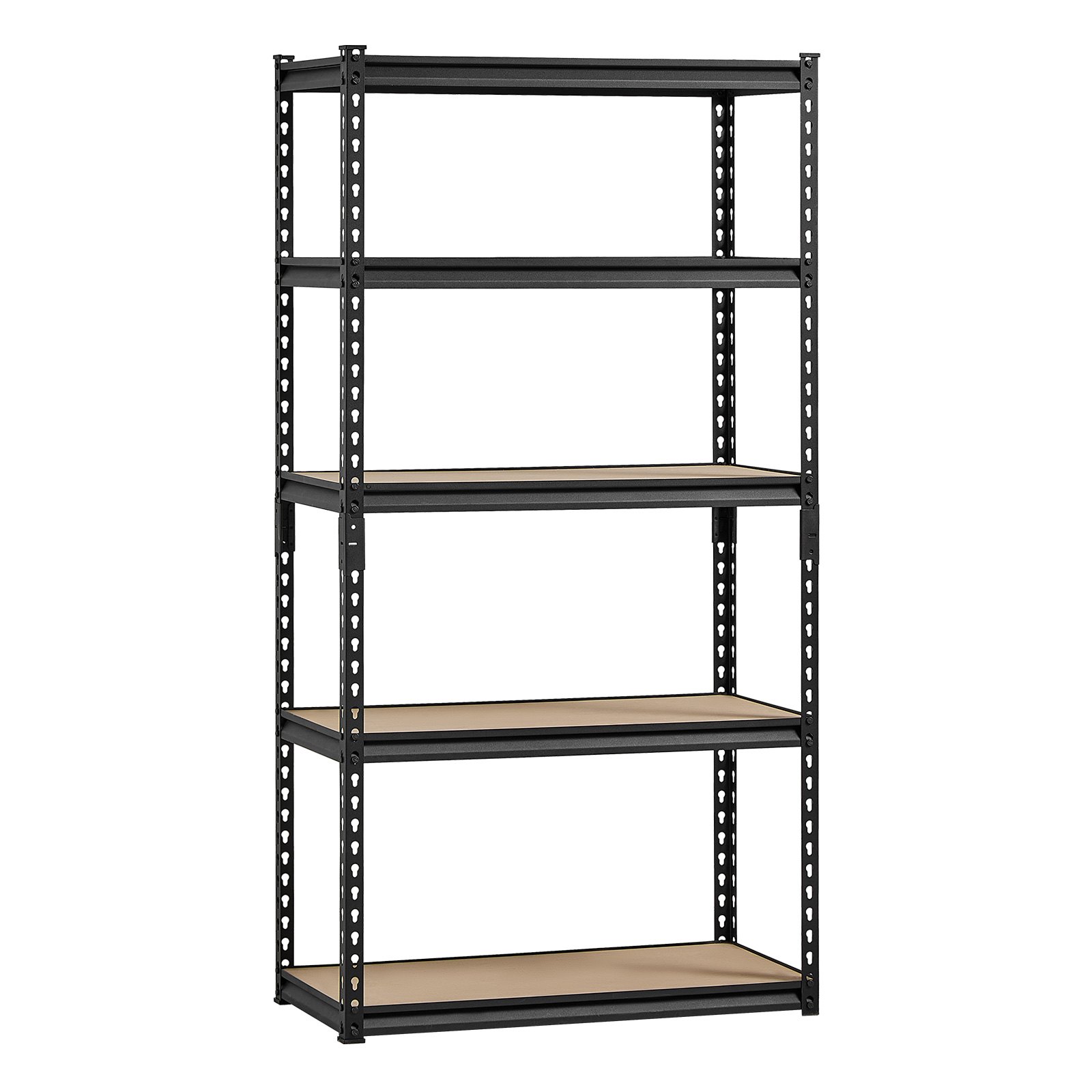 Estantes de almacenamiento de 16" de profundidad x 32" de ancho x 62,8" de alto Estanterías de almacenamiento de garaje de 5 niveles