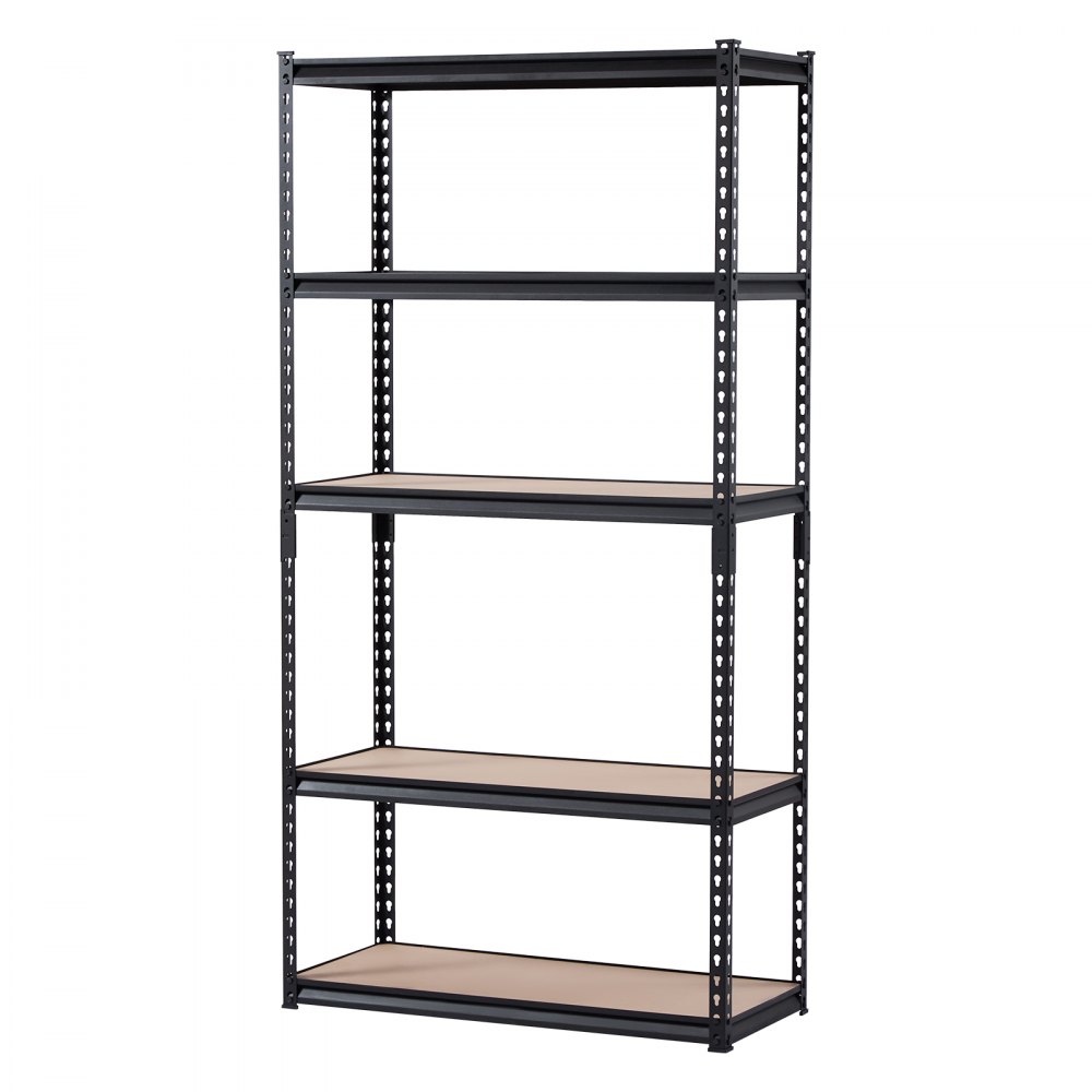 Estantes de almacenamiento de 16" de profundidad x 36" de ancho x 71,4" de alto Estanterías de almacenamiento de garaje de 5 niveles