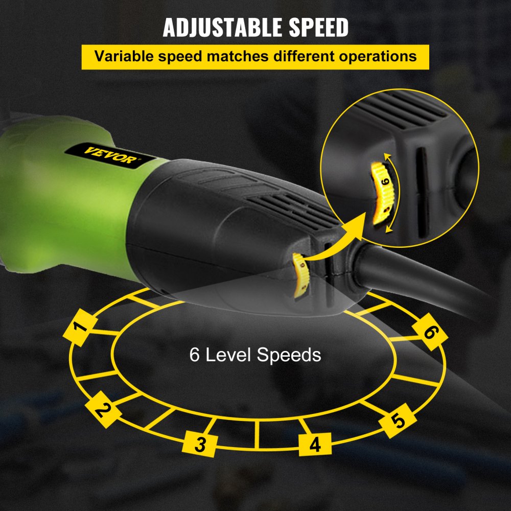 VEVOR Máquina Pulidora Profesional Acero Inoxidable Correa Lijado de Polos 800W