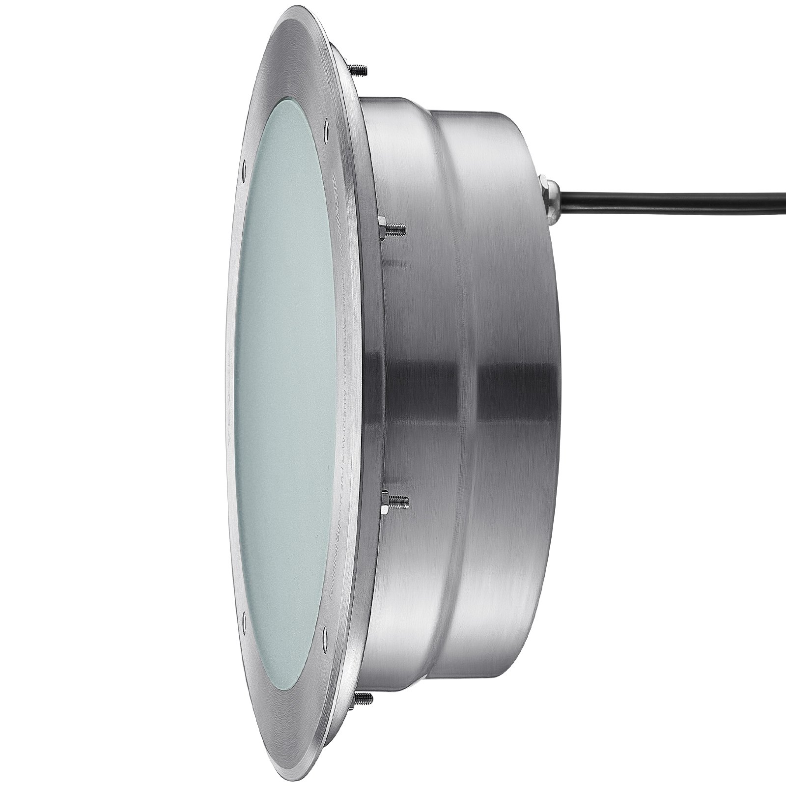 VEVOR Luz LED para piscina de 120 V CA, 10 pulgadas, 40 W, RGBW, luz de spa para piscina enterrada que cambia de color bajo el agua, con control remoto de cable de 100 pies, apto para nichos húmedos grandes de 10 pulgadas, IP68 y probado según los estándares UL