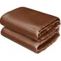 VEVOR Lona Impermeable para Exteriores en PE 9 x 9 m para Garaje, Taller, Jardín, Patio, Lona con Cubierta con Ojales 18,3 kg Impermeable para Automóviles Barcos Uso en Exteriores Lona Marrón