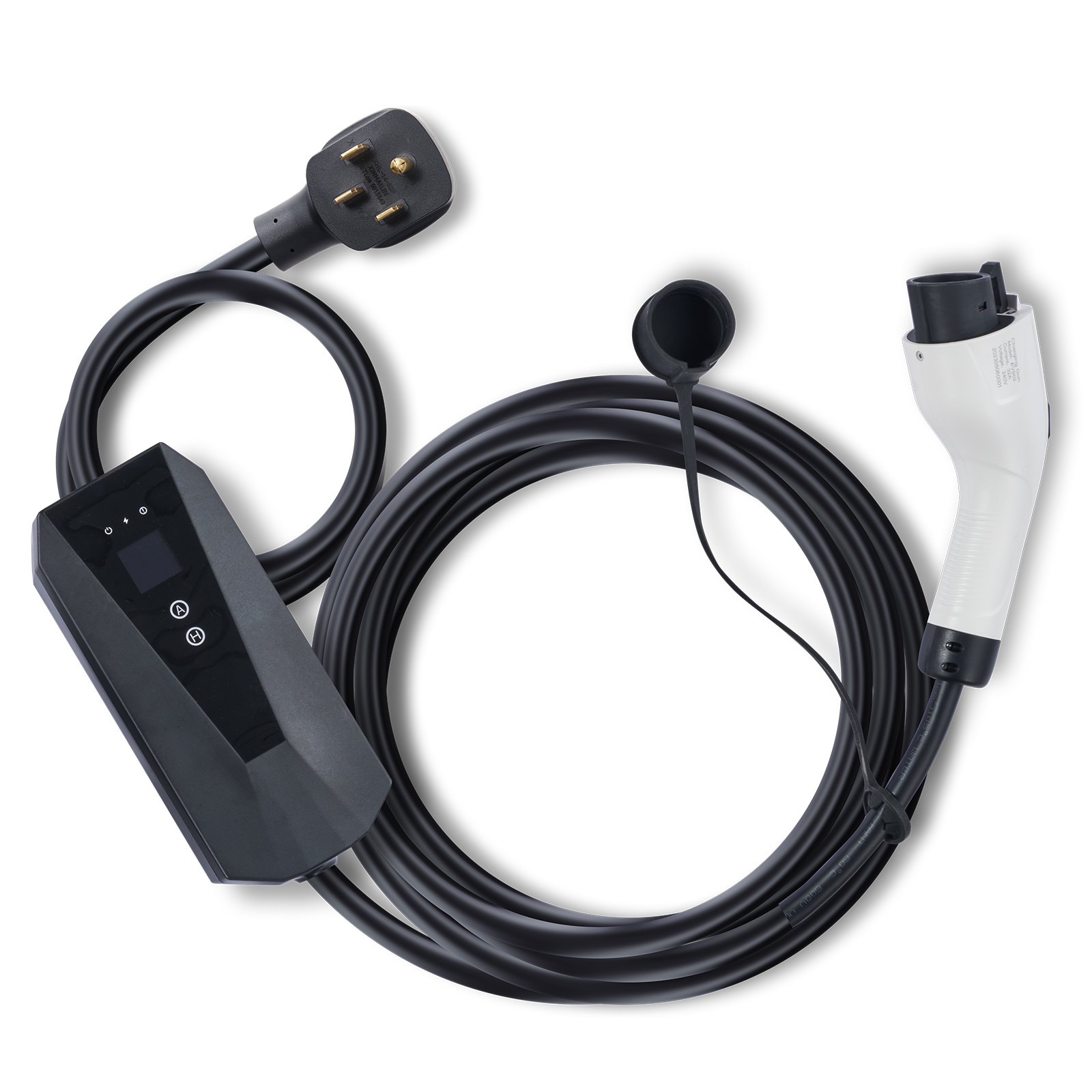VEVOR Cargador EV portátil nivel 2, 32 Amp 240 V, cargador de vehículo eléctrico con cable de carga de 28 pies enchufe NEMA 14-50P, estación de carga EV doméstica enchufable de corriente ajustable 16/20/24/32 A para vehículos eléctricos SAE J1772