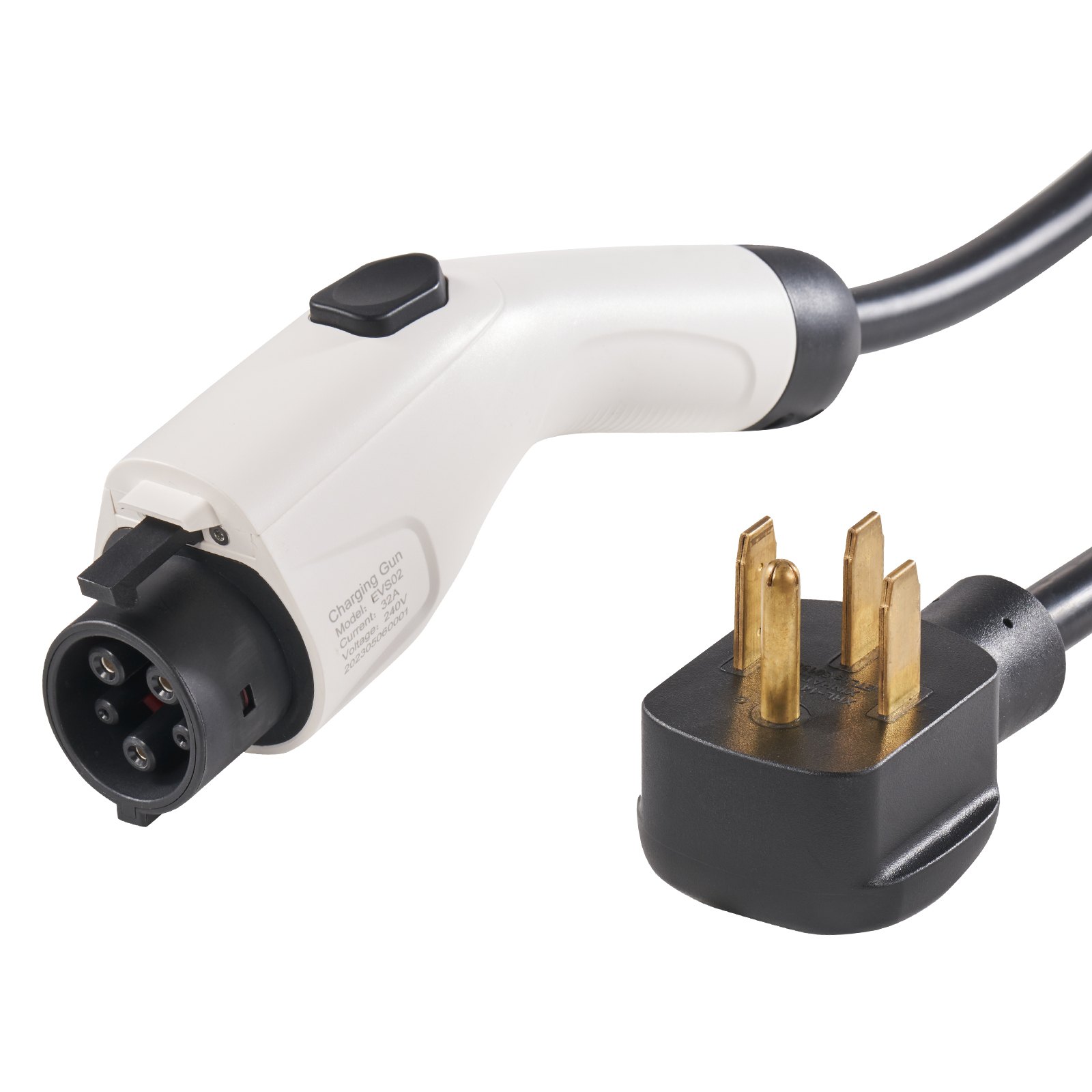 VEVOR Cargador EV portátil nivel 2, 32 Amp 240 V, cargador de vehículo eléctrico con cable de carga de 28 pies enchufe NEMA 14-50P, estación de carga EV doméstica enchufable de corriente ajustable 16/20/24/32 A para vehículos eléctricos SAE J1772