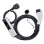 Cargador portátil para vehículos eléctricos VEVOR de nivel 2, 40 A, 240 V, con cable de carga de 7,6 m, enchufe NEMA 14-50P, estación de carga doméstica enchufable con corriente ajustable de 40 A, 32 A, 24 A y 16 A para vehículos eléctricos SAE J1772.