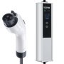 Cargador portátil para vehículos eléctricos VEVOR de nivel 2, 40 A, 240 V, con cable de carga de 7,6 m, enchufe NEMA 14-50P, estación de carga doméstica enchufable con corriente ajustable de 40 A, 32 A, 24 A y 16 A para vehículos eléctricos SAE J1772.