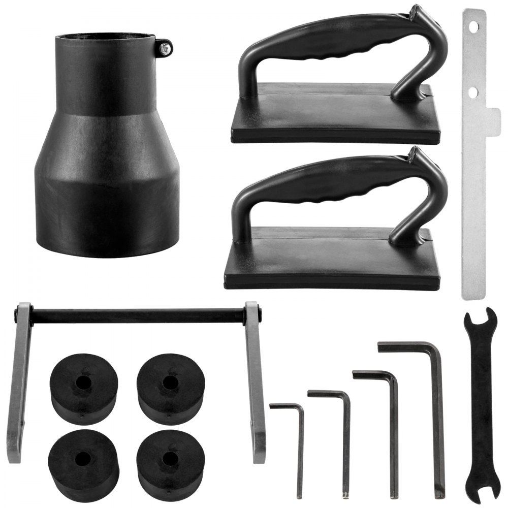 VEVOR Juntas de carpintería de 8 pulgadas, 1500 W, cepilladora de juntas resistente, 9000 RPM/min, 6 M/min, 120 mm, grosor de corte, junta de madera, para cepilladora de corte de madera