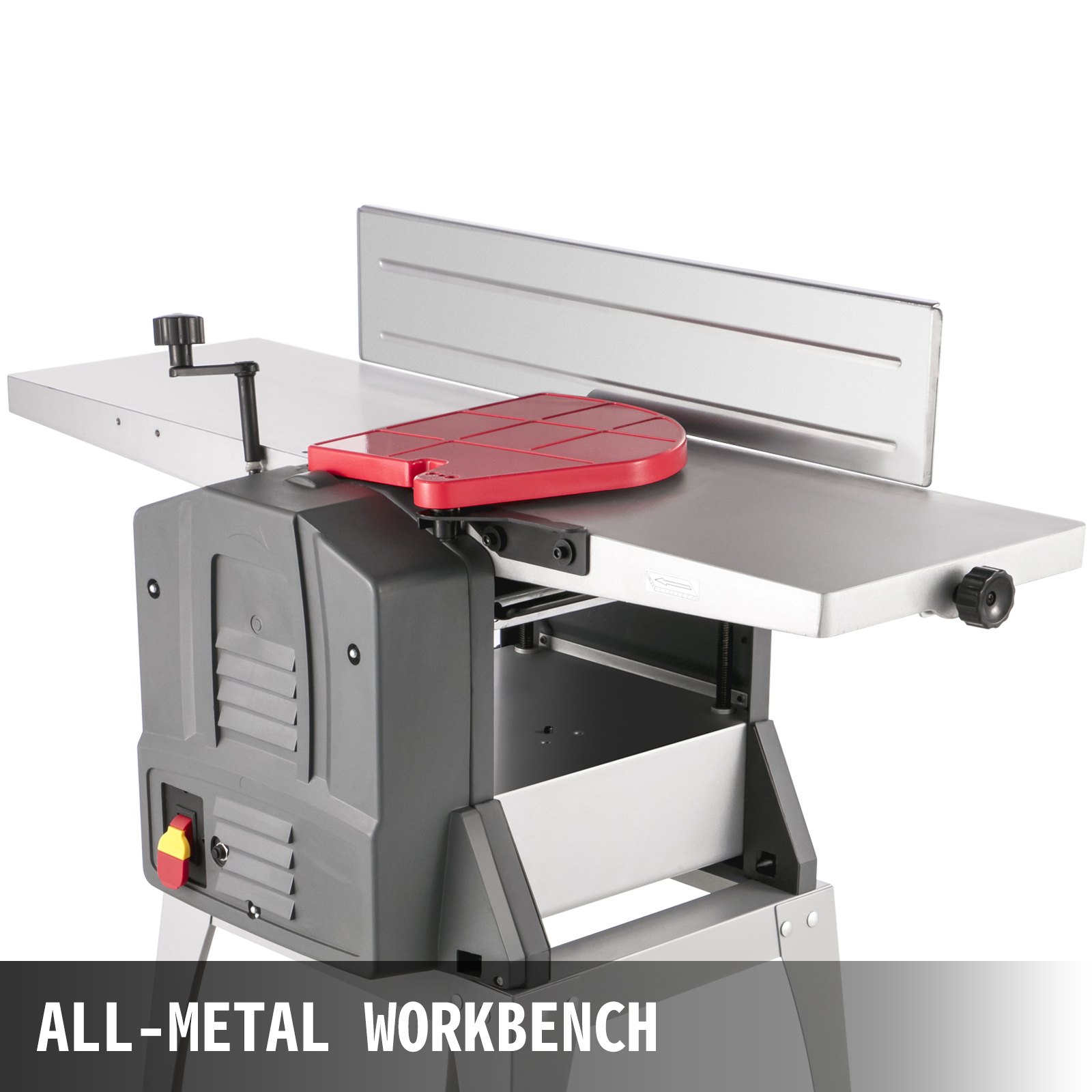 VEVOR Juntas de carpintería de 8 pulgadas, 1500 W, cepilladora de juntas resistente, 9000 RPM/min, 6 M/min, 120 mm, grosor de corte, junta de madera, para cepilladora de corte de madera