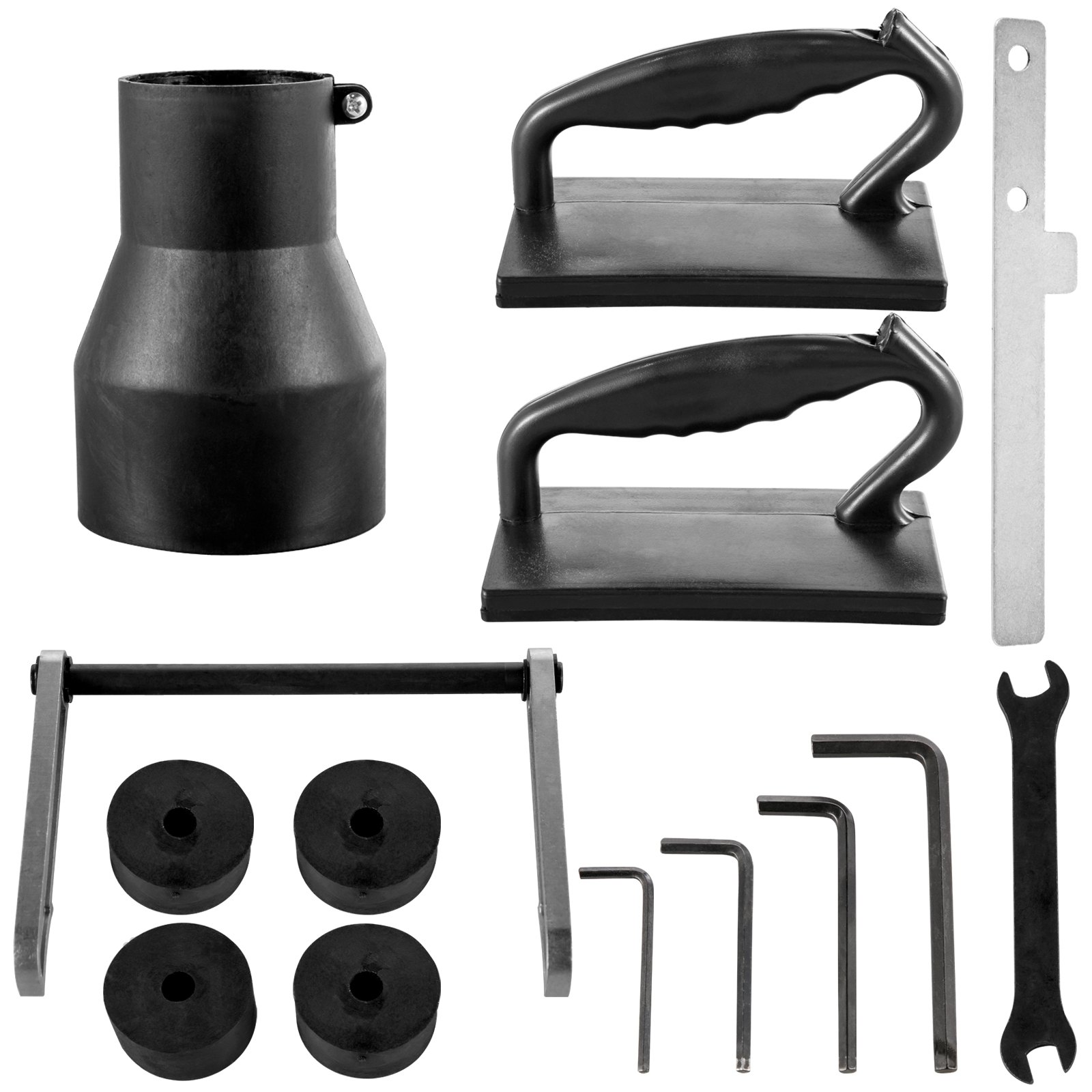 VEVOR Juntas de carpintería de 8 pulgadas, 1500 W, cepilladora de juntas resistente, 9000 RPM/min, 6 M/min, 120 mm, grosor de corte, junta de madera, para cepilladora de corte de madera