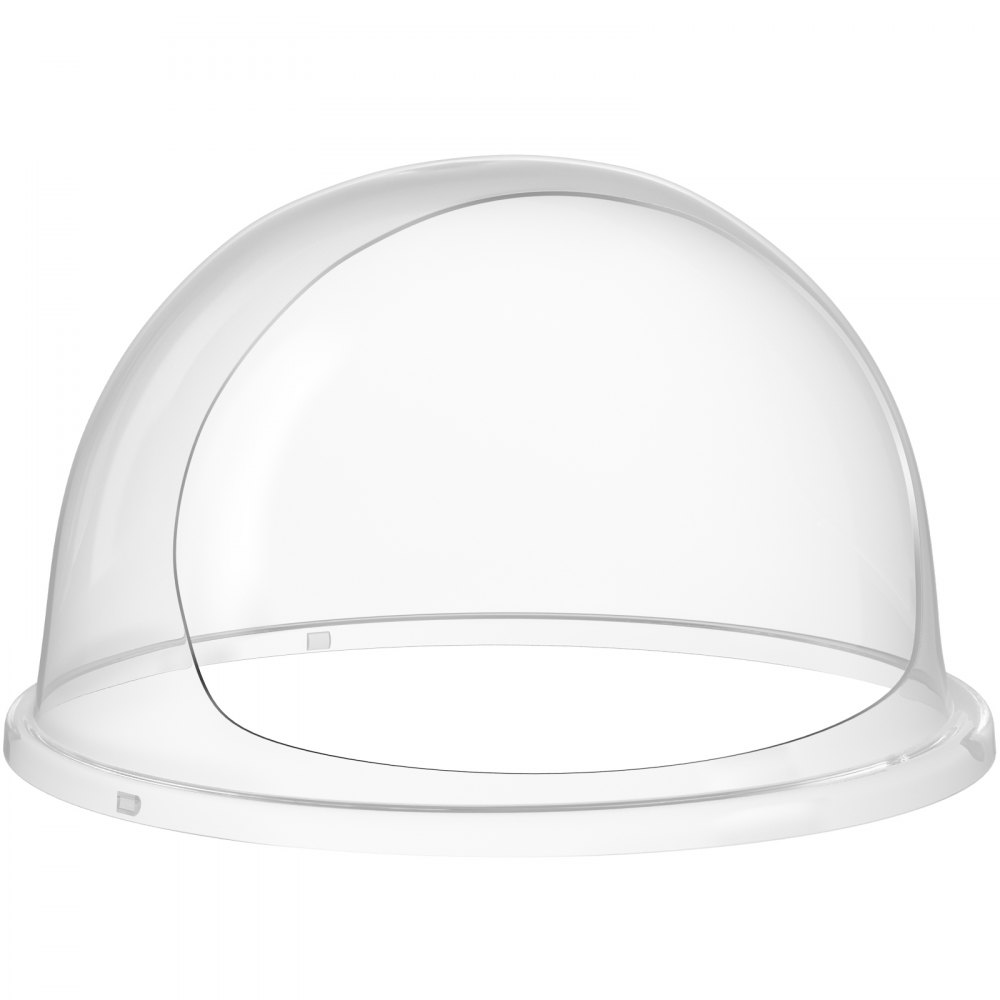 Cubierta para máquina de dulces VEVOR, transparente, en forma de cúpula, con una base ancha y una gran abertura.