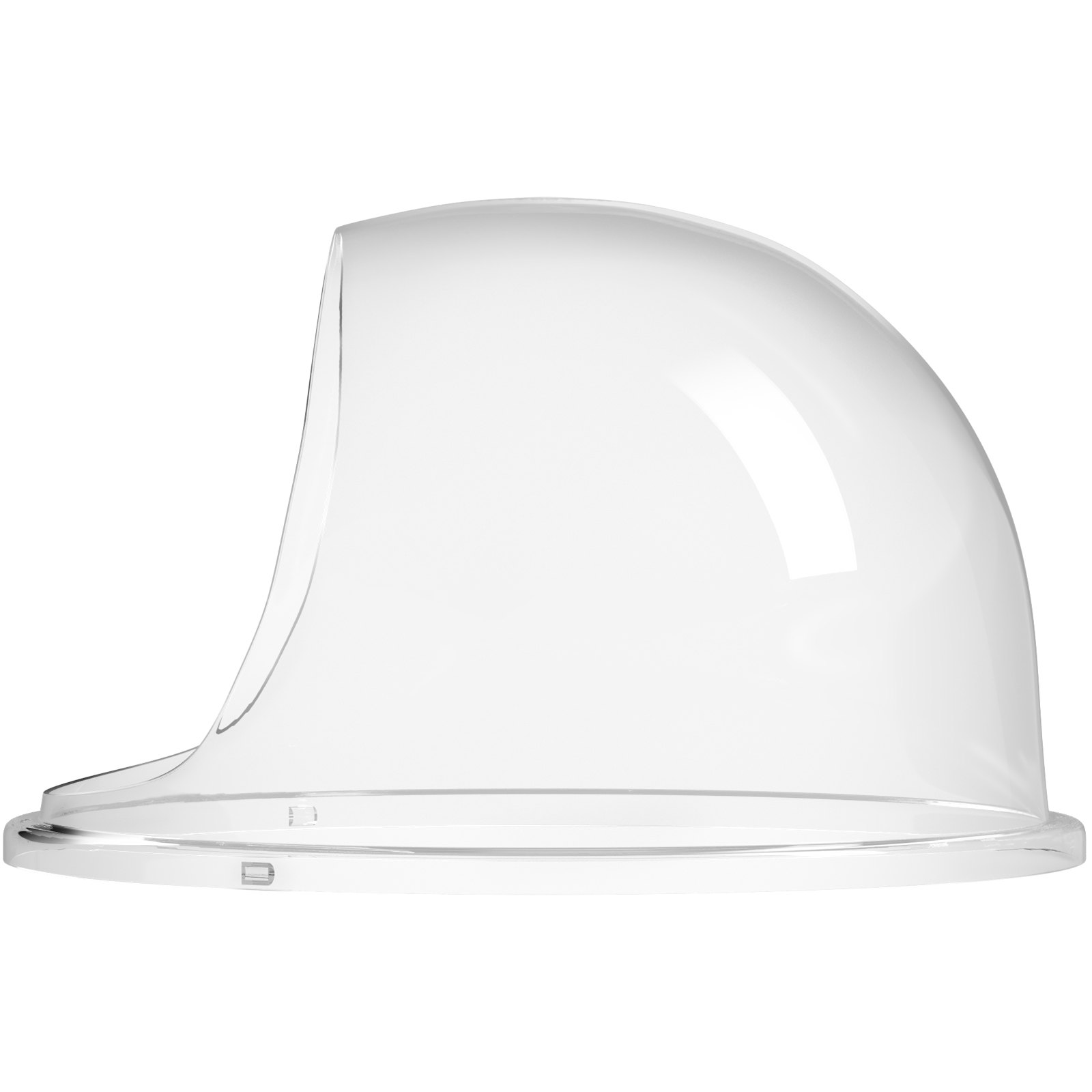 Cubierta de plástico transparente para máquina de dulces VEVOR con diseño semicircular.