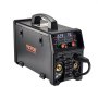 Soldadora VEVOR Pro MIG, máquina de soldadura MIG Pluse de 200 A, soldadora sinérgica 5 en 1 MIG Pluse/MIG de gas/MIG con núcleo fundente/TIG con electrodo revestido/Lift, soldadora MIG de aluminio de doble voltaje de 110 V/220 V con pantalla LCD.