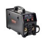 Soldadora VEVOR Pro MIG, máquina de soldadura MIG Pluse de 250 A, soldadora sinérgica 5 en 1 MIG Pluse/MIG de gas/MIG con núcleo fundente/TIG con electrodo revestido/Lift, soldadora MIG de aluminio de doble voltaje de 110 V/220 V con pantalla LCD.