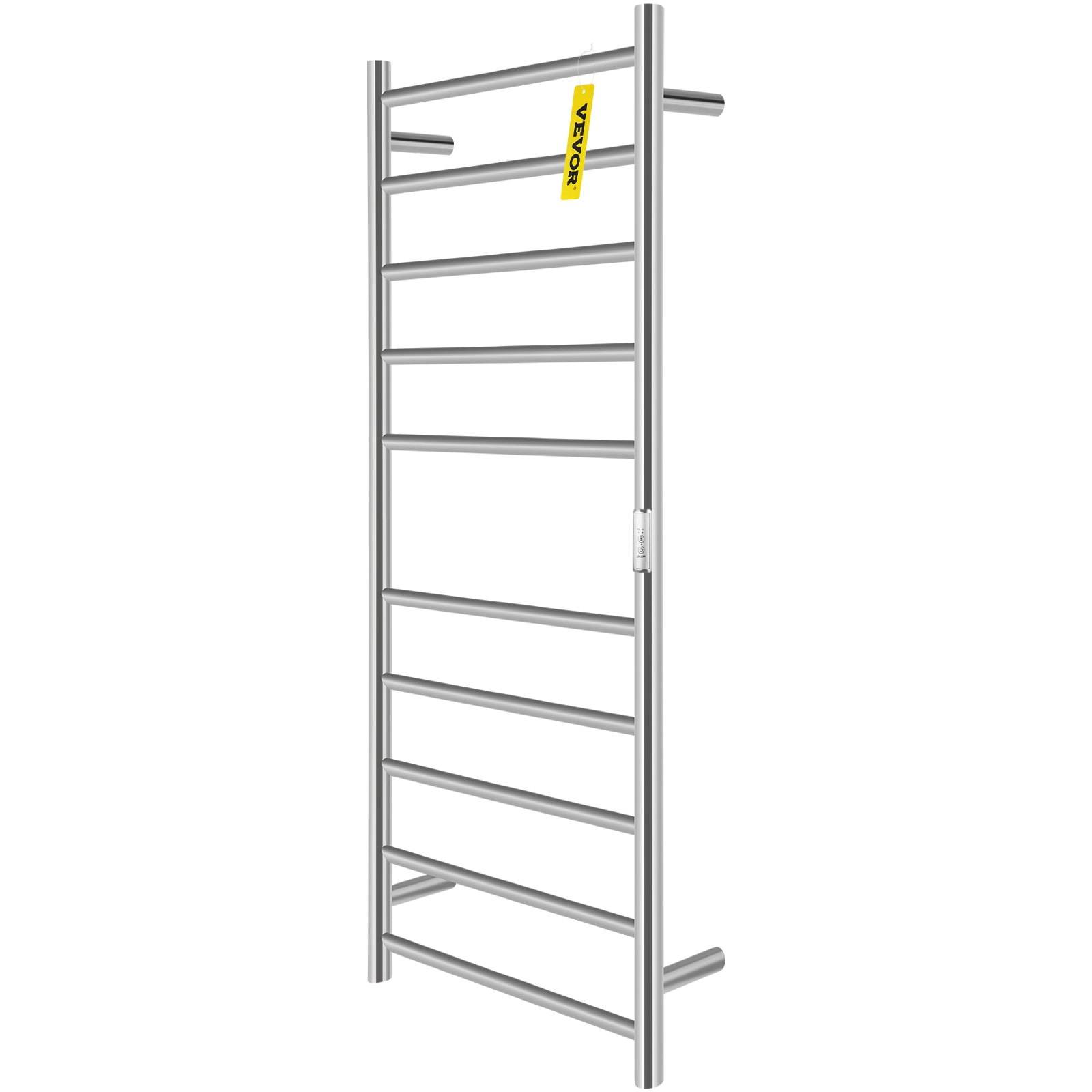 VEVOR Calentador de Toalla Eléctrico 10 Barras Radiador 110V de Acero Inoxidable