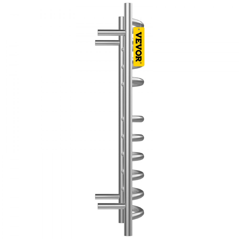 VEVOR Calentador de Toalla Eléctrico 10 Barras Radiador Diseño Curvo 110V 120W