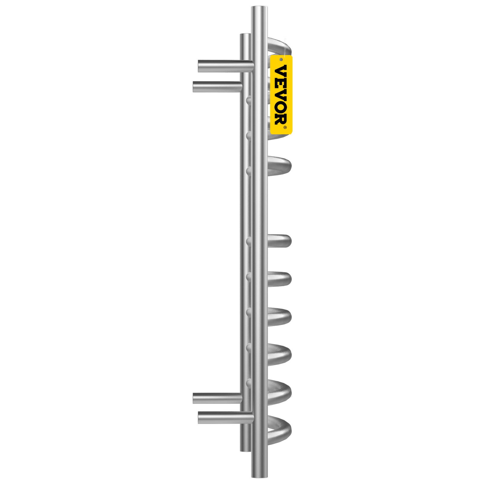 VEVOR Calentador de Toalla Eléctrico 10 Barras Radiador Diseño Curvo 110V 120W