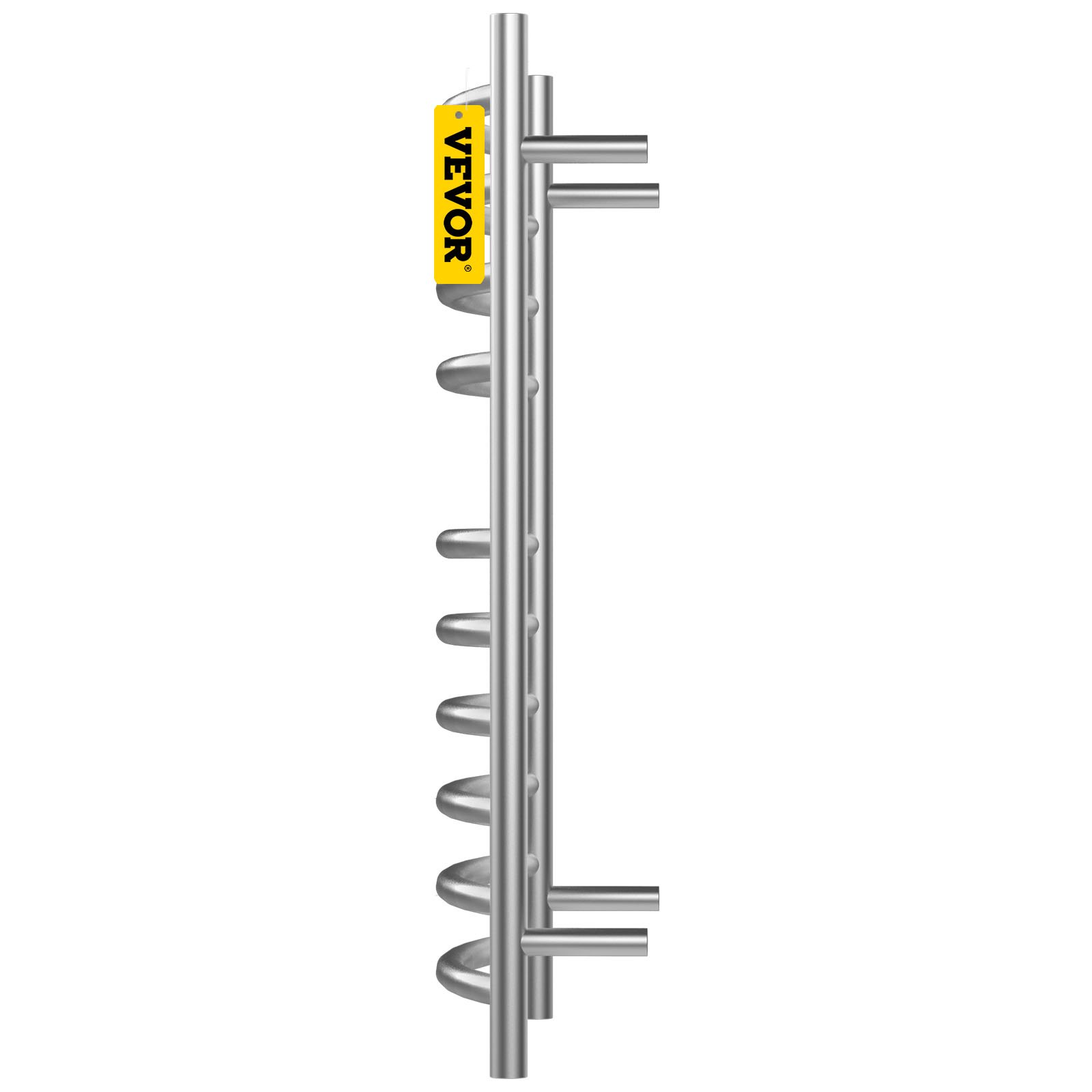 VEVOR Calentador de Toalla Eléctrico 10 Barras Radiador Diseño Curvo 110V 120W