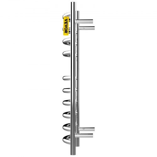 VEVOR Calentador de Toalla Eléctrico 10 Barras Radiador Diseño Curvo 110V 120W
