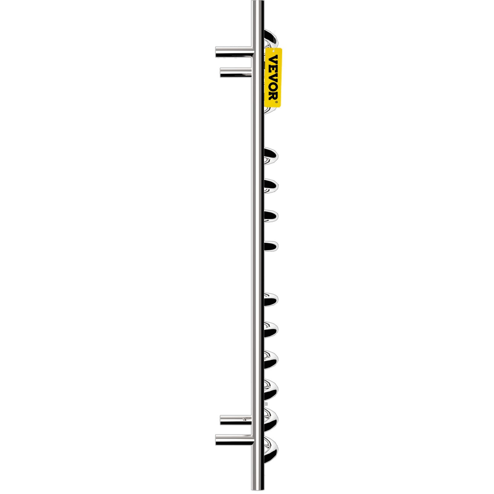 VEVOR Calentador de Toalla Eléctrico 12 Barras Radiador Diseño Curvo 110V 155W