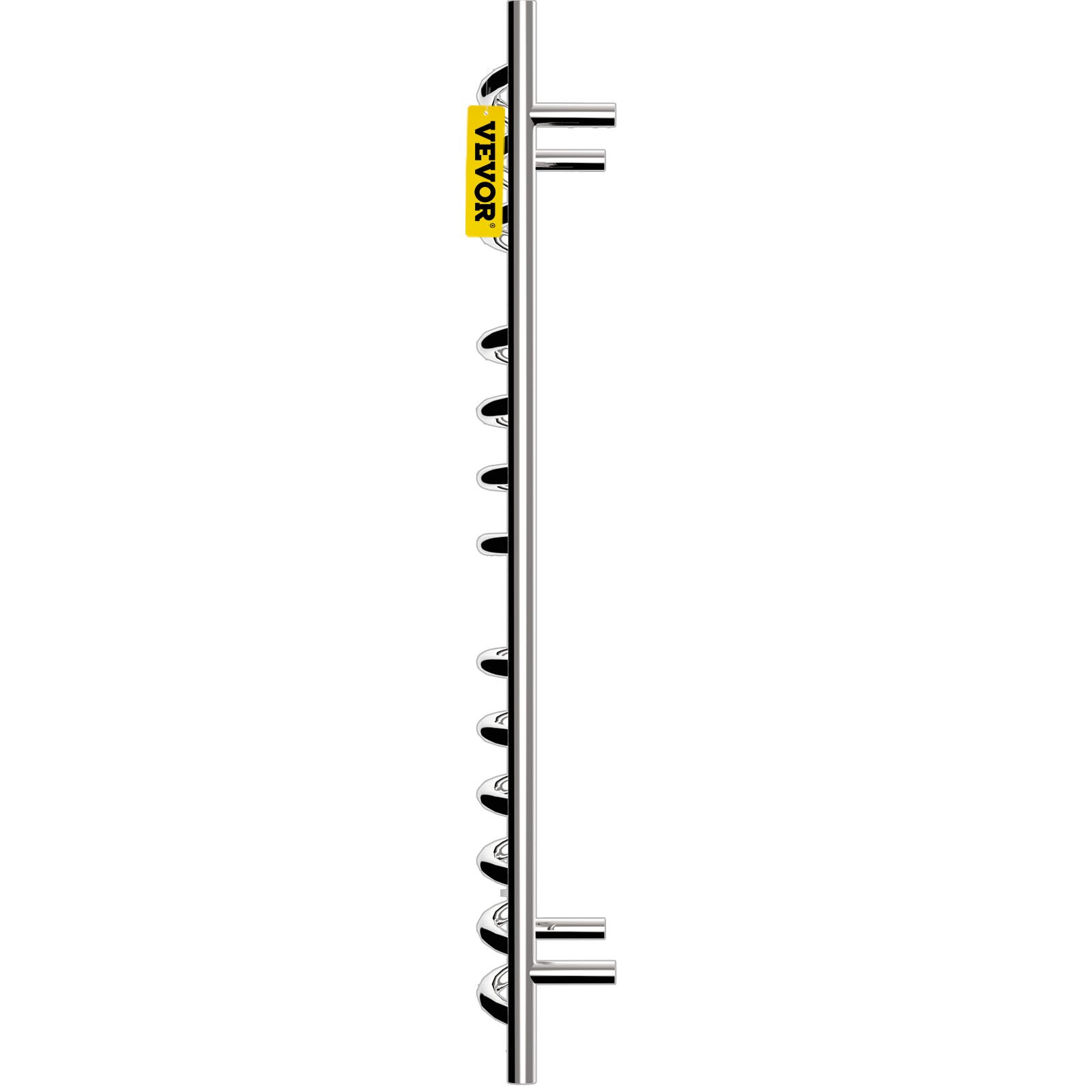 VEVOR Calentador de Toalla Eléctrico 12 Barras Radiador Diseño Curvo 110V 155W
