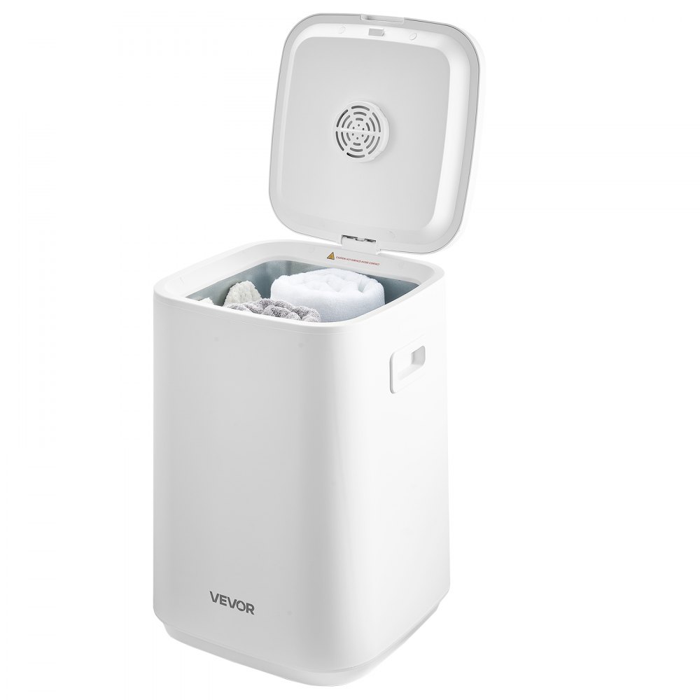 Calentador de toallas VEVOR para baño, cubo calentador de toallas con bloqueo infantil, indicador de alta temperatura, temporizador de retardo de 24 horas y apagado automático. Capacidad para hasta 4 toallas de baño grandes, mantas, ropa, albornoces y más.