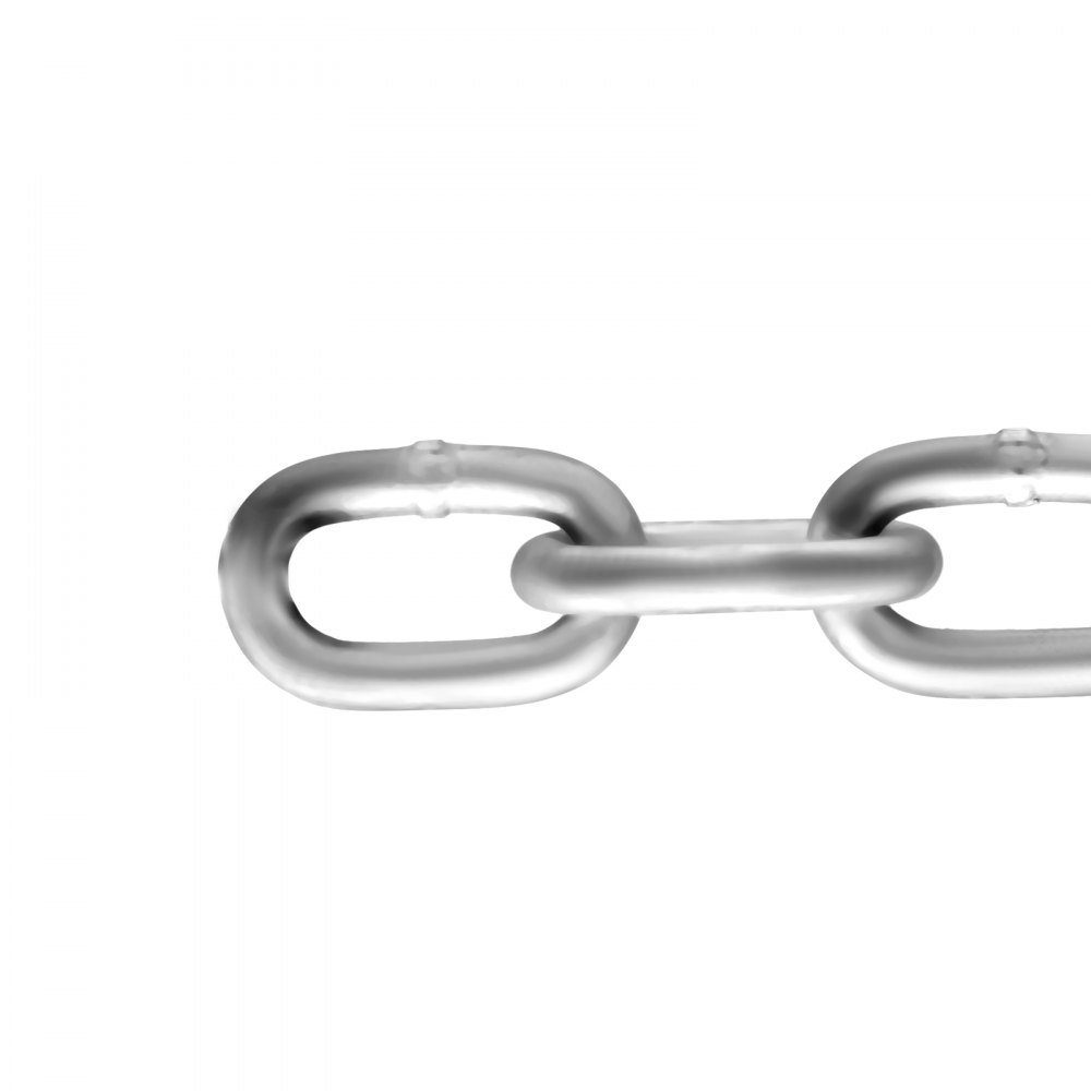 VEVOR Anchor Rode and Chain, 15' x 5/16" Boat Anchor Chain, 1/2" x 200' Nylon Rope, 2.2T Chain Tension Cadena de acero galvanizado, Windlass-Grade Three Strand Twist Nylon, Cadena de ancla para barcos, barcos