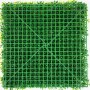 Paneles de boj verde VEVOR con respaldo de rejilla y exuberante follaje artificial.