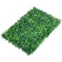 Panel de boj artificial VEVOR vibrante con exuberante follaje verde.