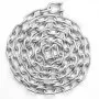 Cadena de ancla para barco VEVOR, 5/16" x 10', 2373 lb WLL/7120 lb BS, cadena de ancla de acero galvanizado de grado marino con grilletes de doble anilla de seguridad para barcos, cubierta, pesca. Compatible con diferentes anclas.