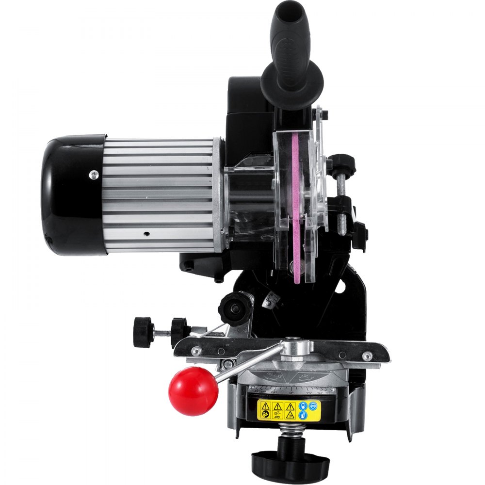 Afilador de motosierra VEVOR 230 W, molinillo de cadena ajustable multiángulo profesional 3000 RPM, afilador de hoja de motosierra eléctrica para cadenas de 1/4" a 2/5
