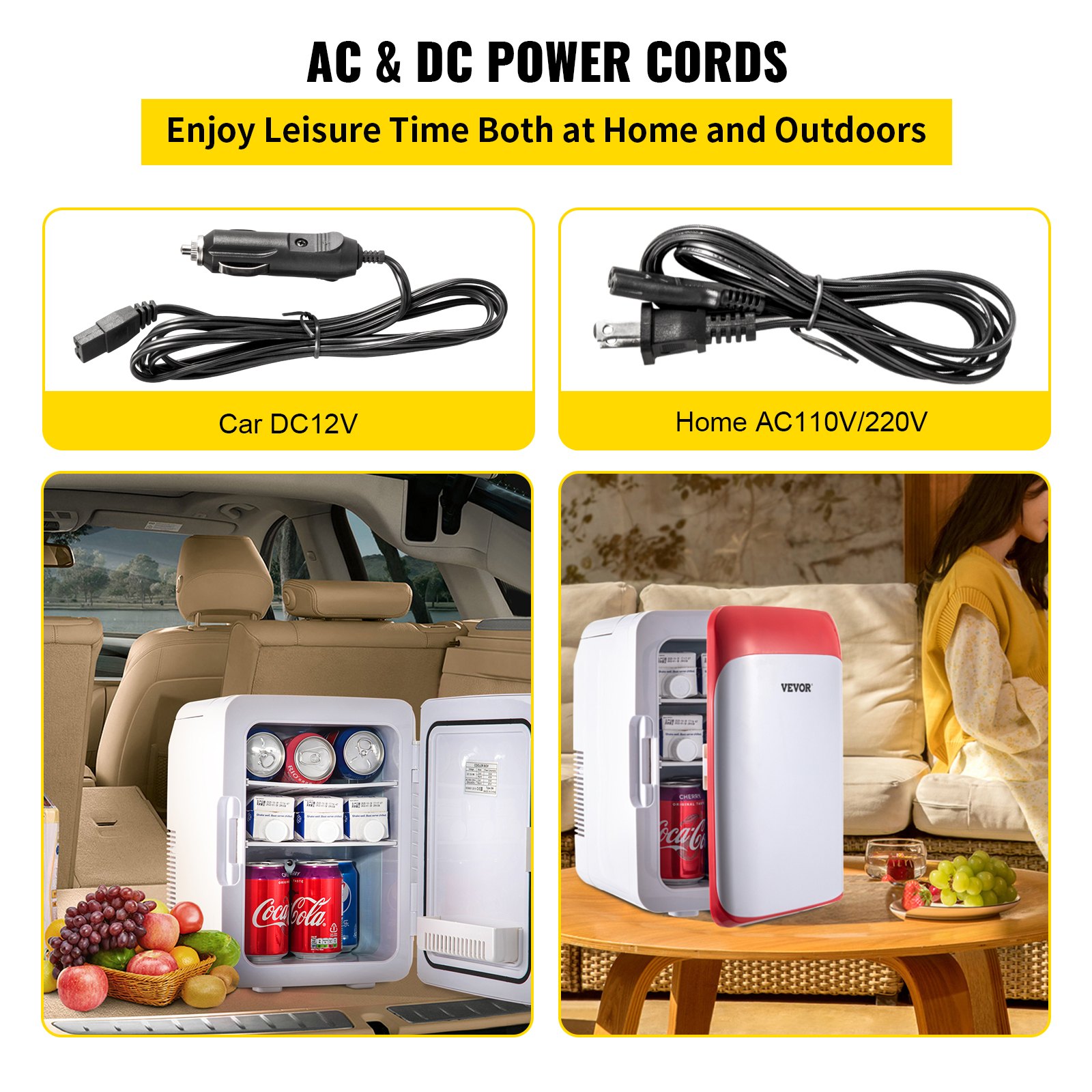 Tuspuzz 10L Mini Nevera Pequeña Portátil 26,5 x 25 x 35 cm Mini Refrigerador 220 V/12 V 48 W Mini-Frigorífico Portátil Rosa con Función de Frío y Calor para Maquillaje Cuidado la Piel Material ABS