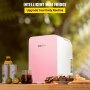 Tuspuzz Mini Nevera Pequeña Portátil 110V/12V 48W 10L Mini Refrigerador Compacto 26x25x35cm Mini-Frigorífico Portátil Rosa con Función de Frío y Calor para Maquillaje Cuidado la Piel Material