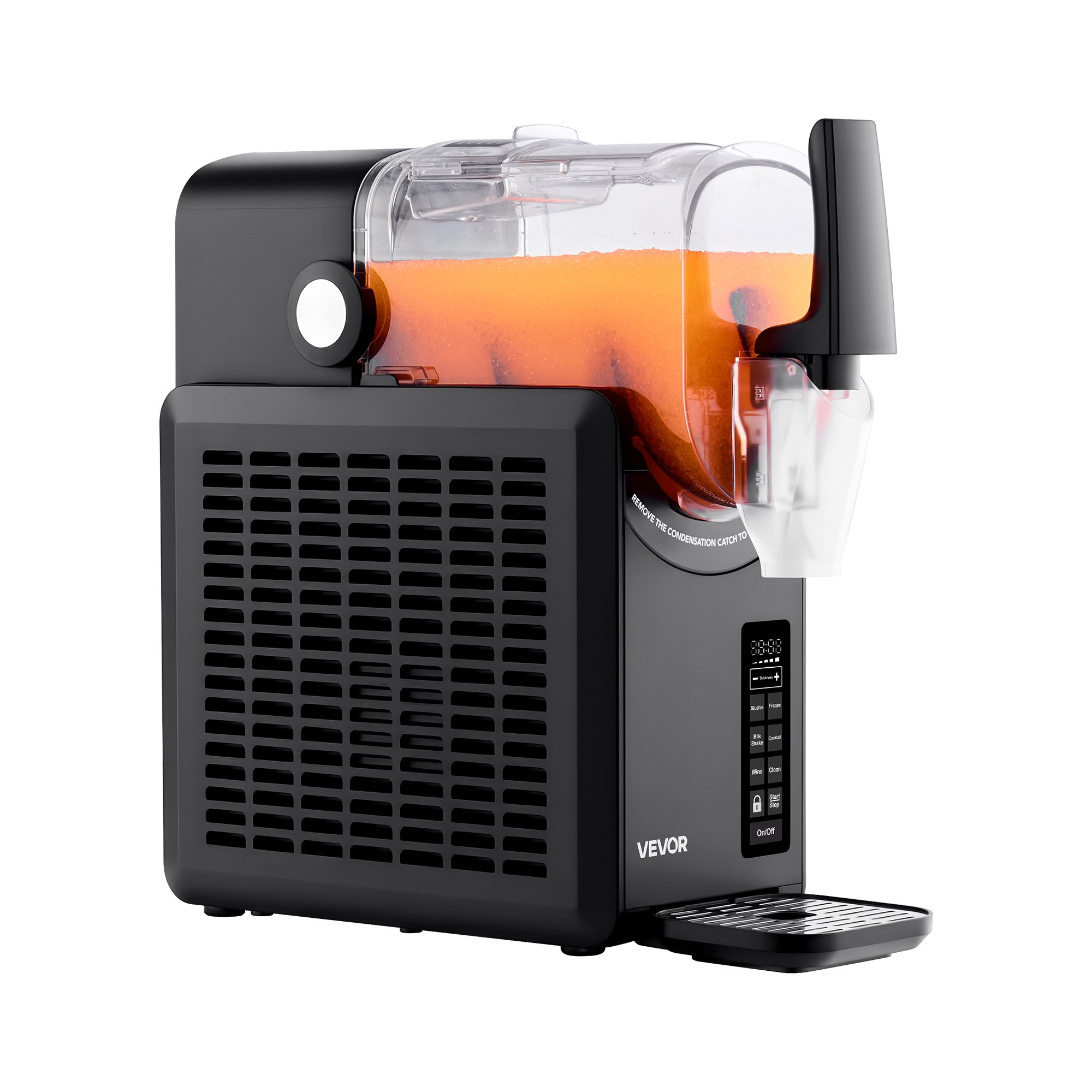 Máquina de granizados VEVOR, 2,6 l/88 oz, sin necesidad de hielo, para el hogar, con 5 programas preestablecidos, autolimpiable, para margaritas congeladas, frappés, batidos y más.