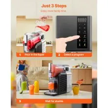 Máquina para hacer granizados de 2 l, sin necesidad de hielo, con 6 programas preestablecidos para el hogar.