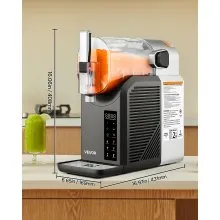 Máquina para hacer granizados de 2 l, sin necesidad de hielo, con 6 programas preestablecidos para el hogar.