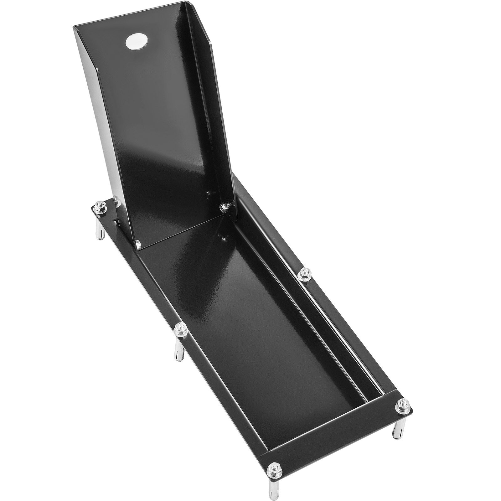 VEVOR - Calzo delantero empotrado para rueda de motocicleta, soporte de rueda resistente de 1500 libras, para ruedas de 24 pulgadas, soporte de remolque de acero de alta calidad, con diseño de ahorro de espacio y agujeros preperforados (grande-24 pulgadas)