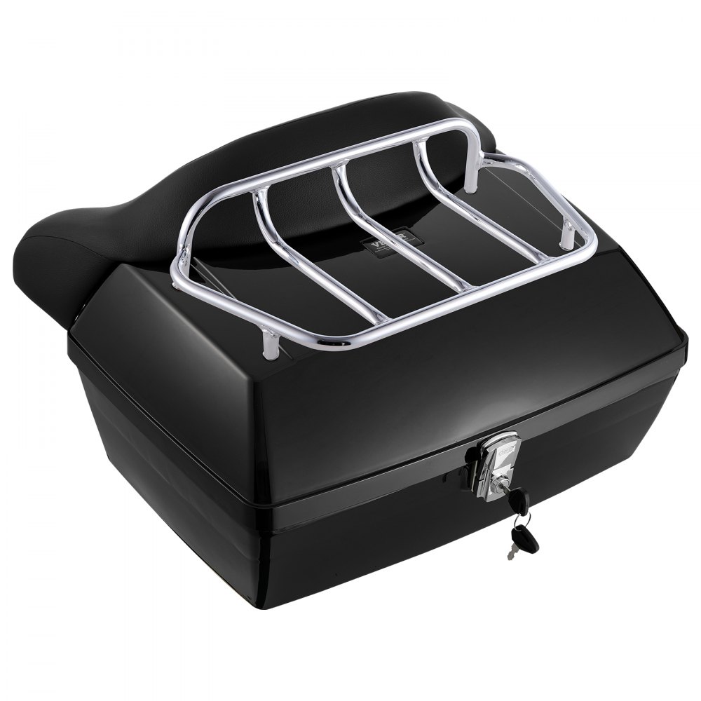 Baúl superior universal para motocicleta de 48 l con panel reflectante