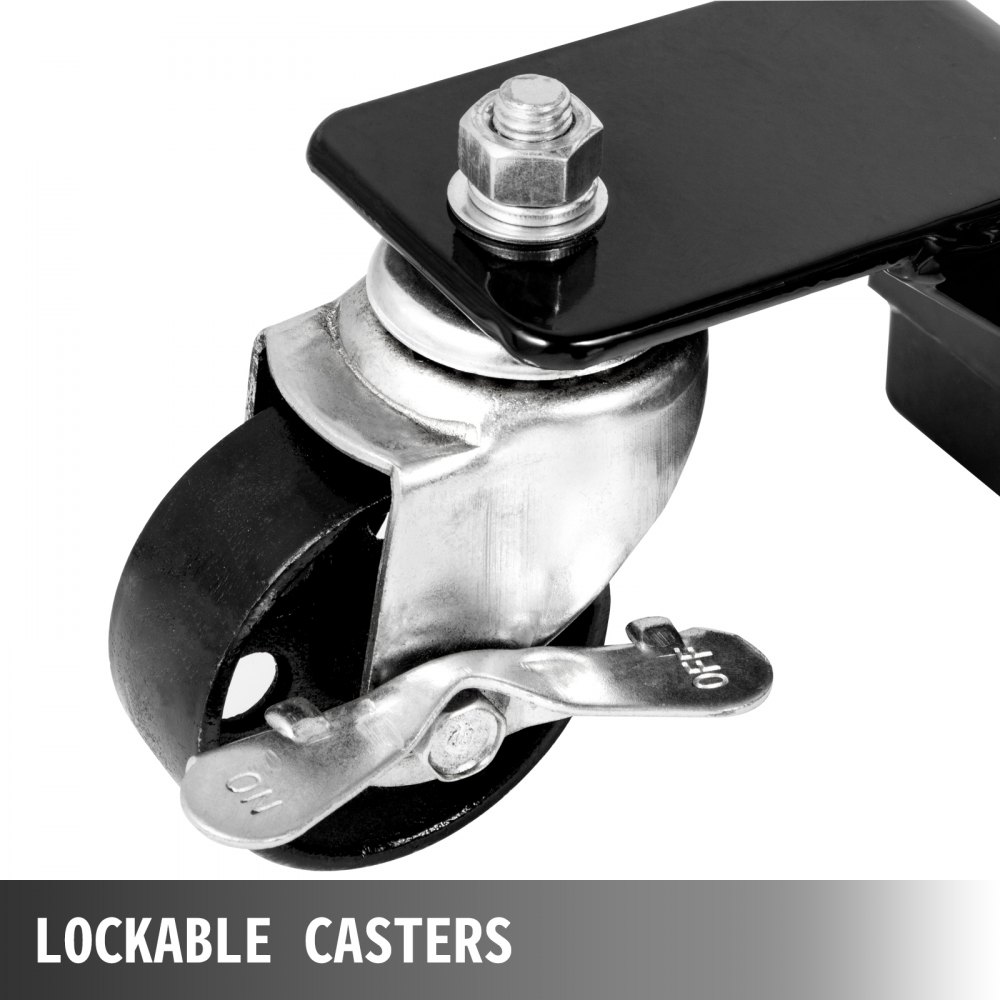 Gato hidráulico de tijera para motocicleta VEVOR con capacidad de carga de 1700 libras, mesa elevadora portátil para motocicleta, gato elevador ajustable para motocicleta, soporte de elevación para motocicleta imprescindible en el garaje (1700 libras, negro y rojo)