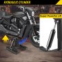 VEVOR Soporte de elevación para motocicleta, soporte de reparación de elevación de motocicleta resistente de 400 libras, soporte de elevación de acero ajustable de 9.0 a 16.5 pulgadas, soporte de mesa de mantenimiento para bicicleta de suciedad, soporte de elevación de altura de gato negro/azul