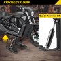 VEVOR Soporte de elevación para motocicleta Dirt Bike, soporte de reparación de elevación de motocicleta resistente de 882 libras, soporte de elevación de acero ajustable de 9.0 a 16.5 pulgadas, soporte de mesa de mantenimiento para bicicleta Dirt Bike, soporte de elevación de altura de gato negro