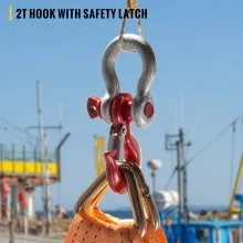 VEVOR Watercraft Lift Sling, 1000 libras de capacidad Jet Ski Lift Sling, 39'' Watercraft Sling con soportes de acero con recubrimiento de polvo resistente, correas de elevación de poliéster para embarcaciones personales, PWC, Jet Ski