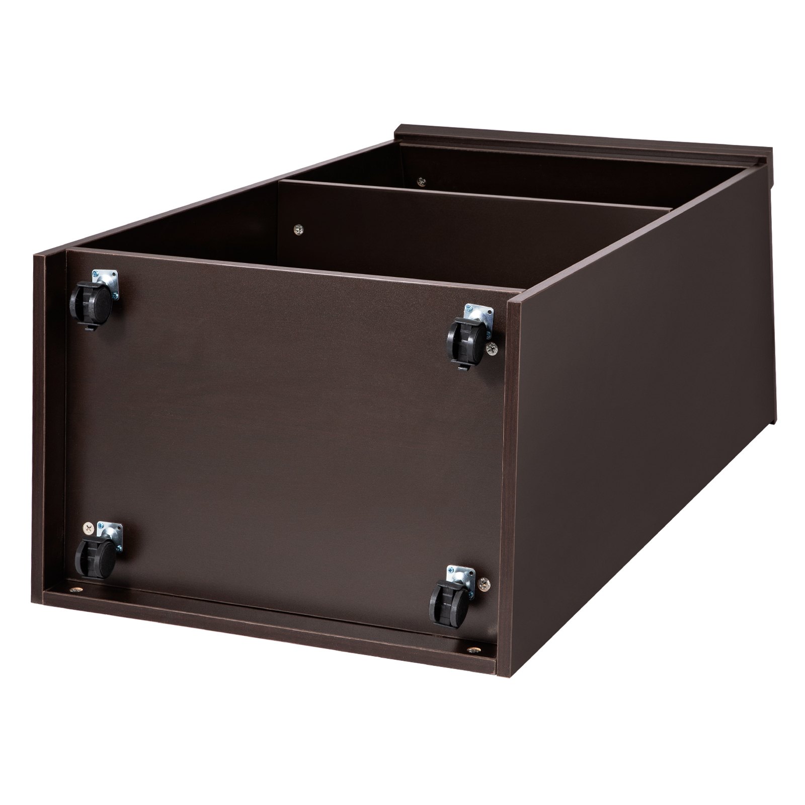Podio de madera VEVOR, 23.6" x 47.2", atriles y podios con 4 ruedas giratorias, superficie inclinada, placa deflectora y estante, atriles de ébano de fácil montaje para iglesia, oficina, escuela, hogar (negro)