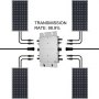 Inversor de conexión a red solar impermeable MPPT de 1200 W DC a AC 110 V Micro inversor
