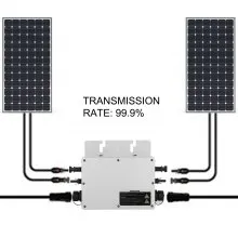 VEVOR 600W MPPT Inversor de conexión a red solar impermeable DC a AC 220V Micro inversor (600w 220v)